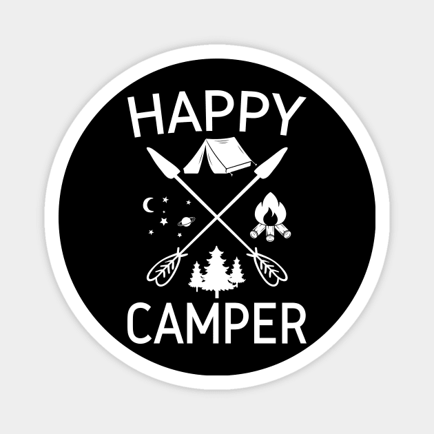 Camping Magnet by Polahcrea